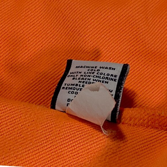 FILA Jacket Womens XL Orange Performance Full Thumb Hole Full Zip Activewear - Picture 11 of 16
